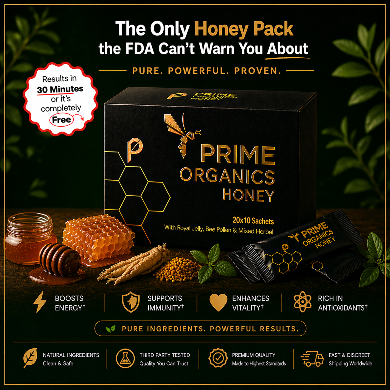 Prime Organics Honey