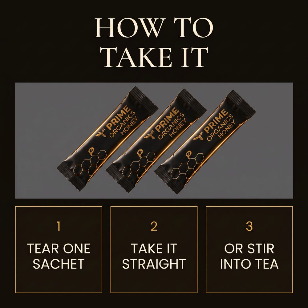 How to take it: tear one sachet, take it straight or stir into tea