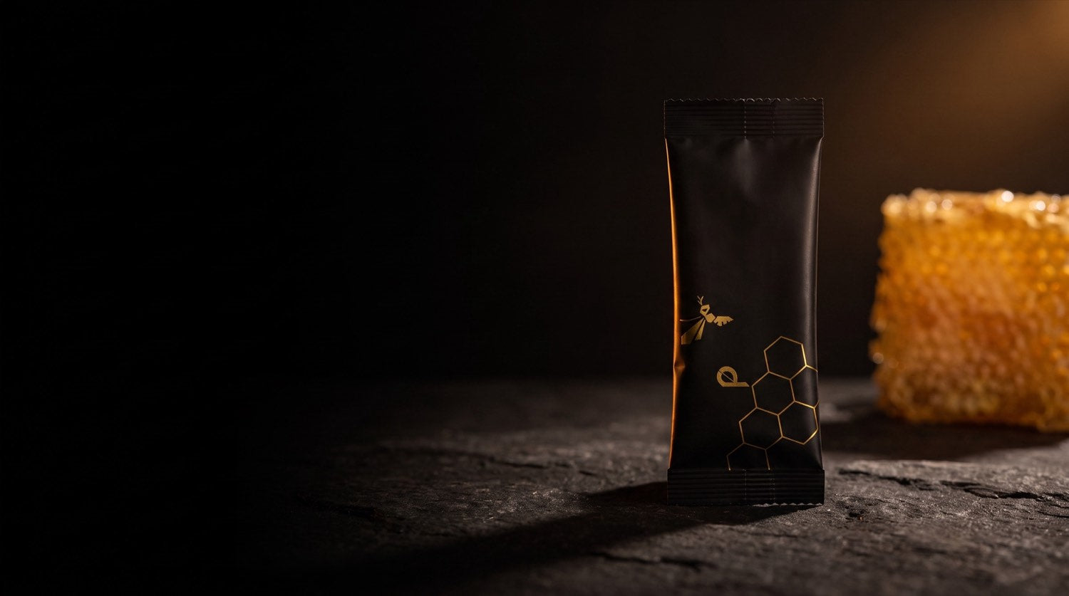 A single Prime Honey sachet