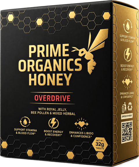 Prime Organics Honey Overdrive box